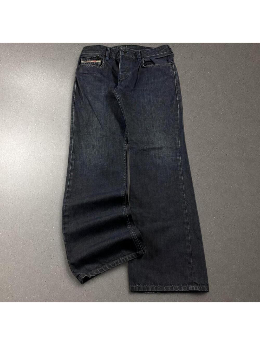 Y2K Grunge Rockstar Archive Diesel Zatiny Dark Wash Bootcut Jeans - Fits 30x29!